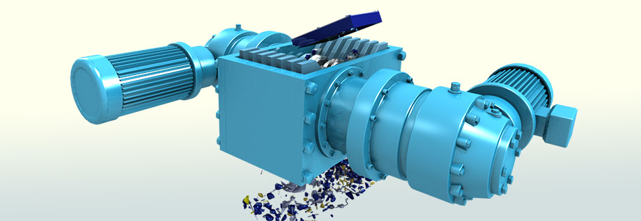 Technische 3D-animatie van het proces van schredderen van een hard disk